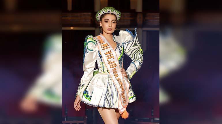 Alexandra Rocha de la Fraternidad Mi Viejo San Simón es elegida como la reina del Carnaval de la Concordia