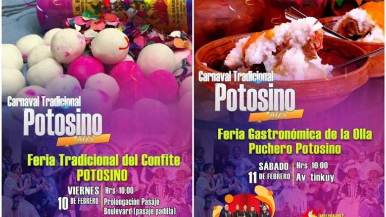 Hoy es la feria del confite y mañana del puchero potosino