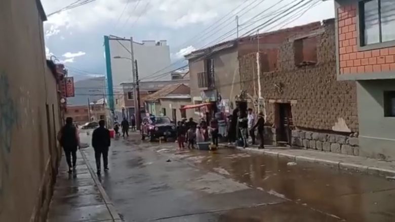 Potosí vive el martes de Ch’alla con parrilladas en las viviendas y juego con agua en las calles