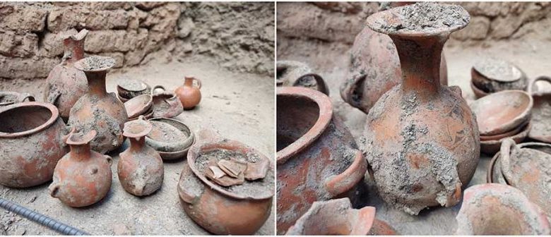 Encuentran vasijas incaicas al construir un edificio en Tupiza