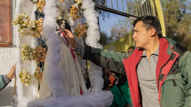 Devotos inician su encuentro con la Virgen de Chaguaya