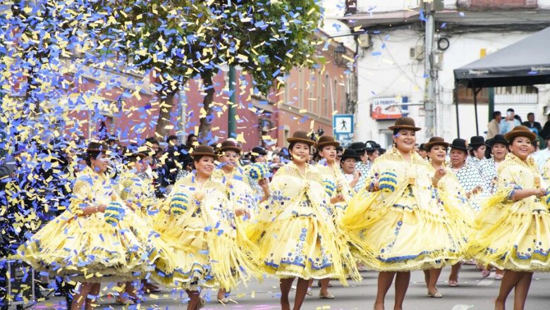 Más de 5.000 bailarines y músicos demostraron la diversidad cultural en el lanzamiento de la fiesta del Gran Poder 2024