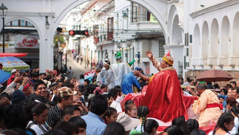 Con chuntunquis, Sucre despidió a la Navidad