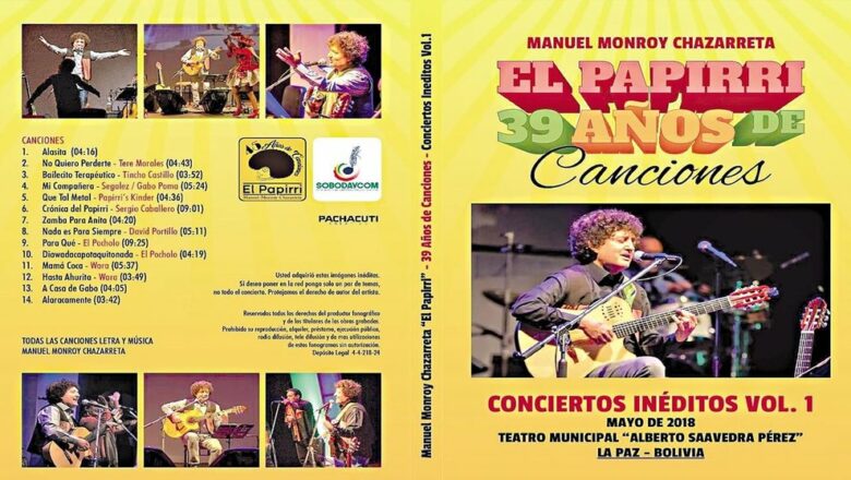 El Papirri estrena en Cochabamba 10 ejemplares en DVD de Conciertos Inéditos Vol.1