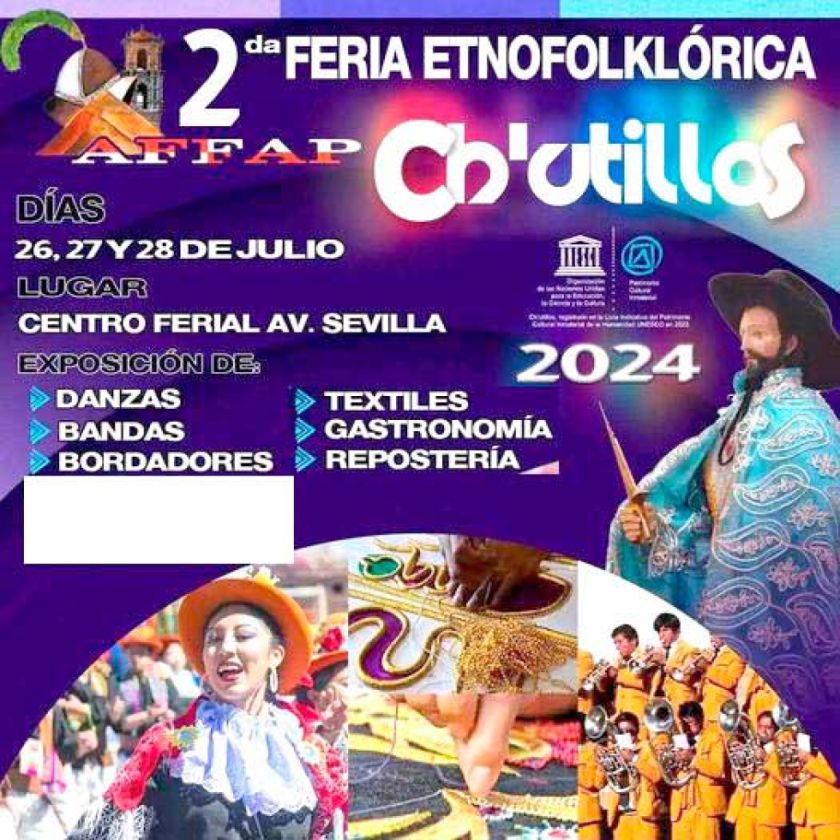 Potosí: Hoy comienza la 2º Feria Etnofolclórica de Ch’utillos 2024
