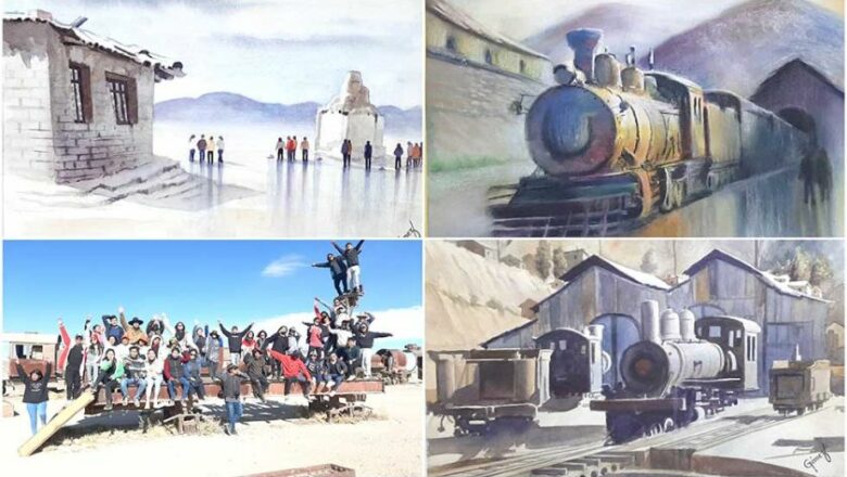 Potosí: plasman paisajes del Salar de Uyuni y del Cementerio de Trenes