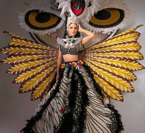 Miss Bolivia luce espectacular diseño nacional