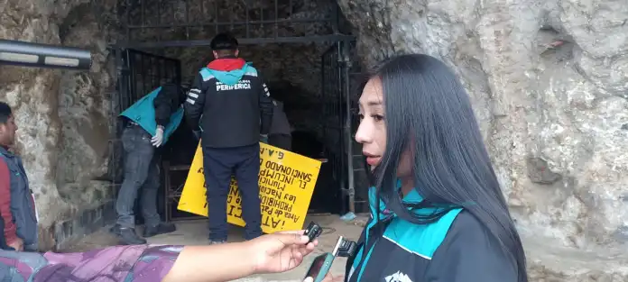 Con limpieza y restauración, la Alcaldía de La Paz recupera la cueva del Zambo Salvito