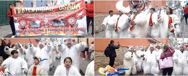 Fraternidad de Osos le rindió su homenaje a Santa Cecilia en Potosí