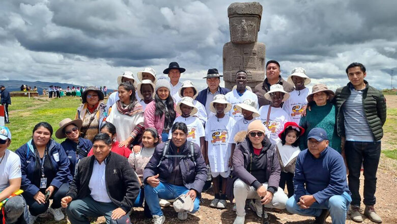 Los Nansana Kids visitan Tiwanaku y se sumergen en la cultura boliviana